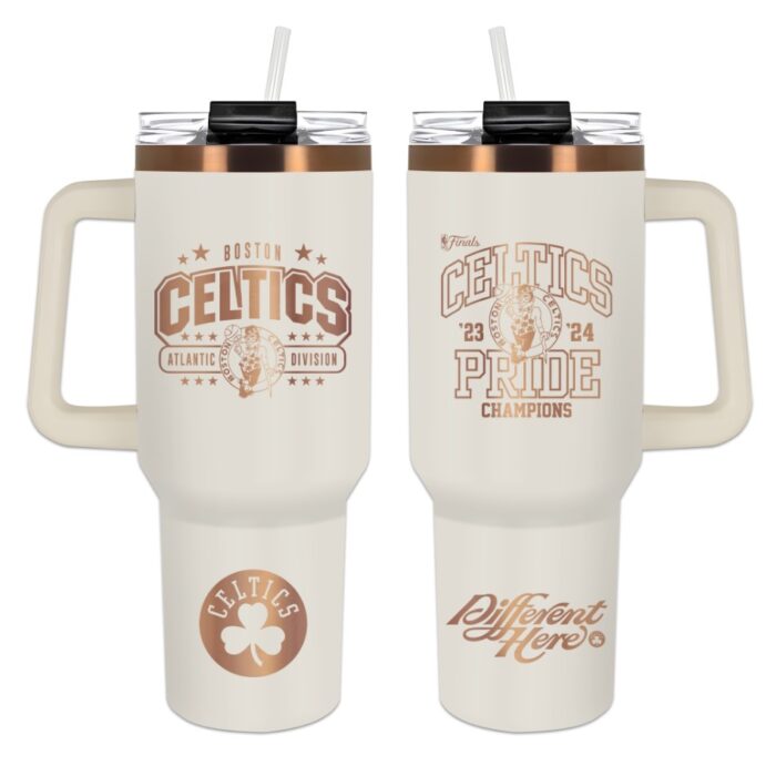 Boston Celtics Pride Champion 2024 40oz Tumbler