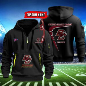 Boston College Eagles Quarter Zip Hoodie NCAA2024