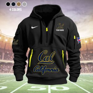 California Golden Bears Quarter Zip Hoodie NCAA2021