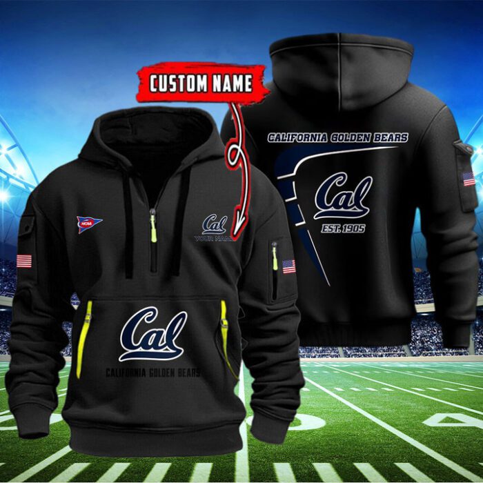 California Golden Bears Quarter Zip Hoodie NCAA2051