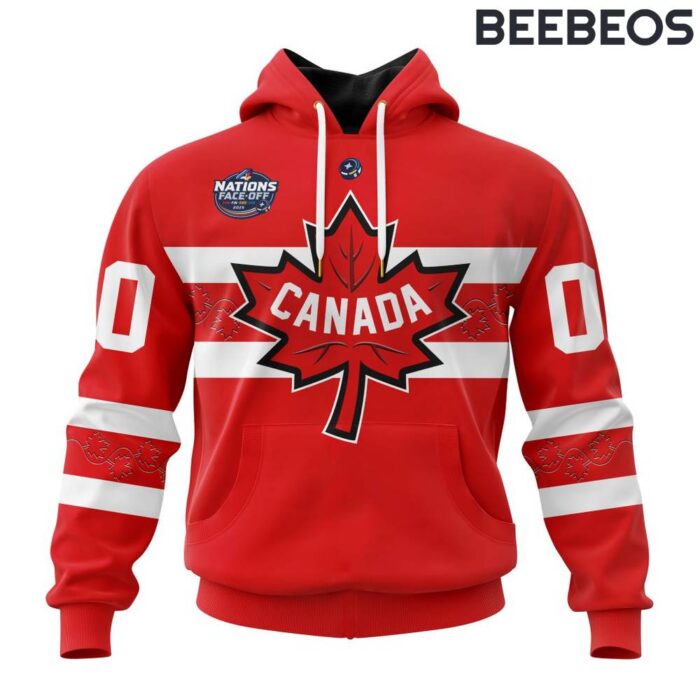 Canada National Ice Hockey Team 4 Nations Face-Off 2025 Hoodie