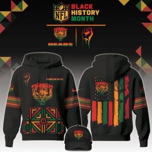 Chicago Bears NFL Black History Month Unisex Hoodie Set GHS2007