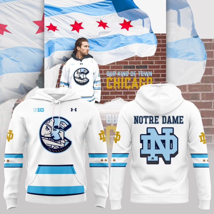 Chicago Cubs X Notre Dame Hockey Hoodie BHD6126