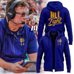 Chicago Cubs x Notre Dame Hockey Zip Hoodie FZH1028