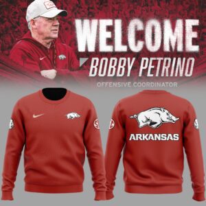 Coach Bodky Petrino Sweatshirt Arkansas Razorbacks Football Collection  BCT1060