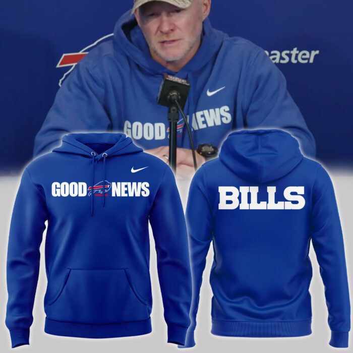 Coach Sean Mcdermott Buffalo Bills Hoodie BHD6132