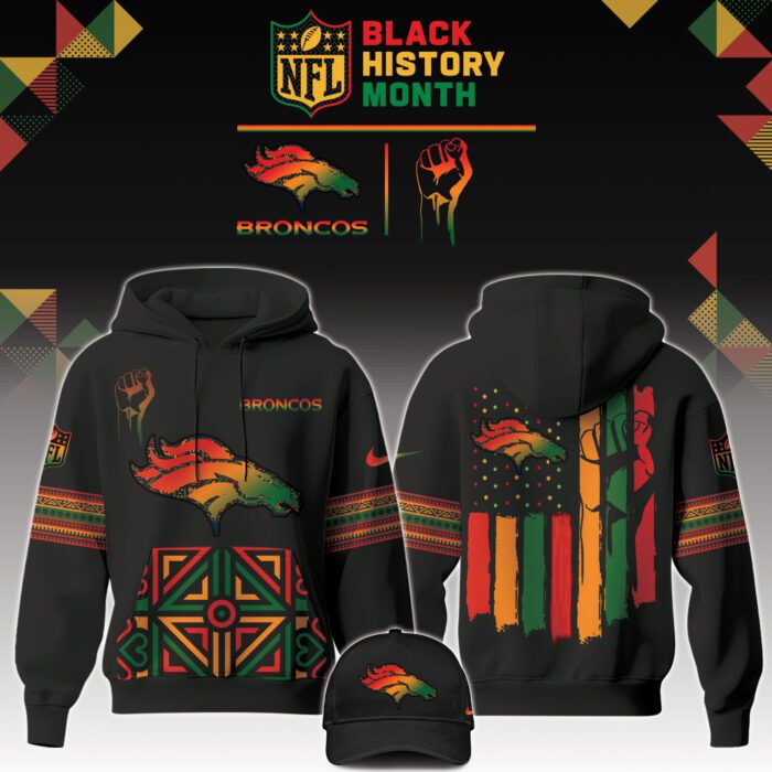 Denver Broncos NFL Black History Month Unisex Hoodie Set GHS2000