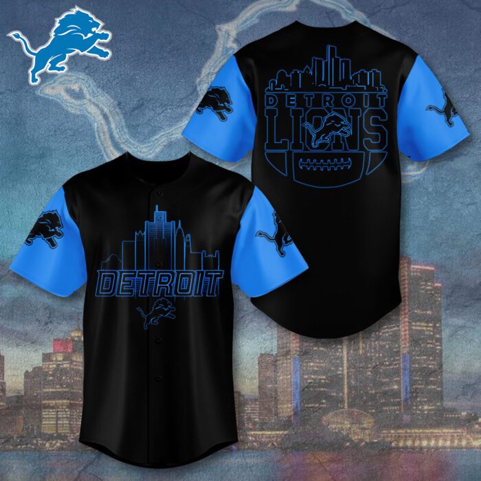 Detroit Lions Baseball Jersey CGN5187