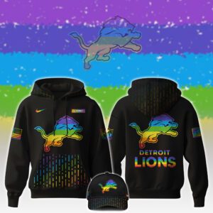 Detroit Lions NFL x Happy Pride Month Unisex Hoodie Set GHS2042