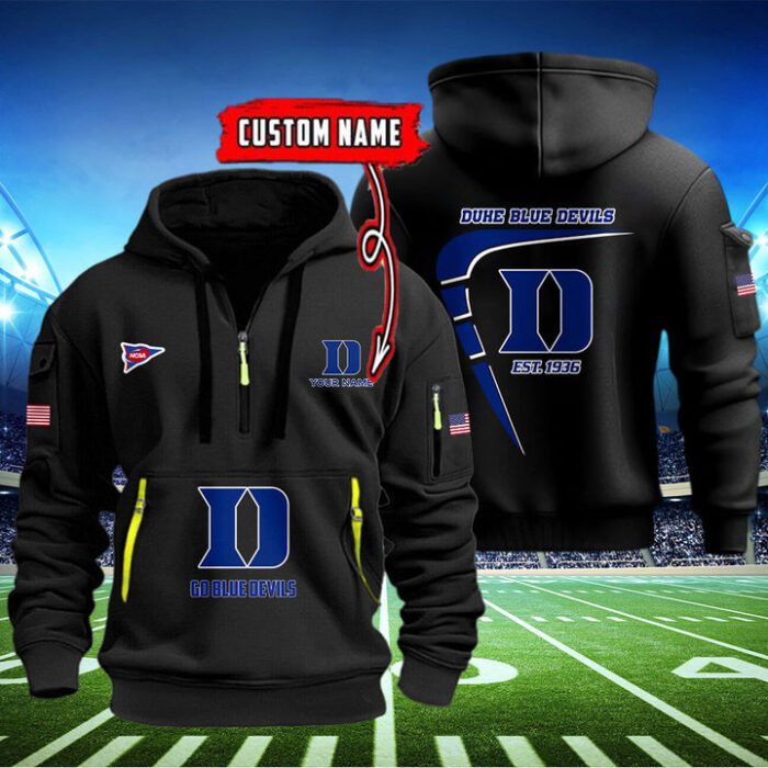 Duke Blue Devils Quarter Zip Hoodie NCAA2075