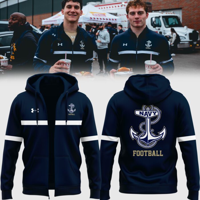 Edition Navy Midshipmen Zip Hoodie FZH1011