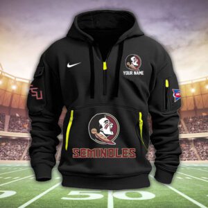 Florida State Seminoles Quarter Zip Hoodie NCAA2035