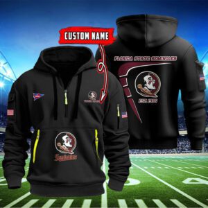 Florida State Seminoles Quarter Zip Hoodie NCAA2072