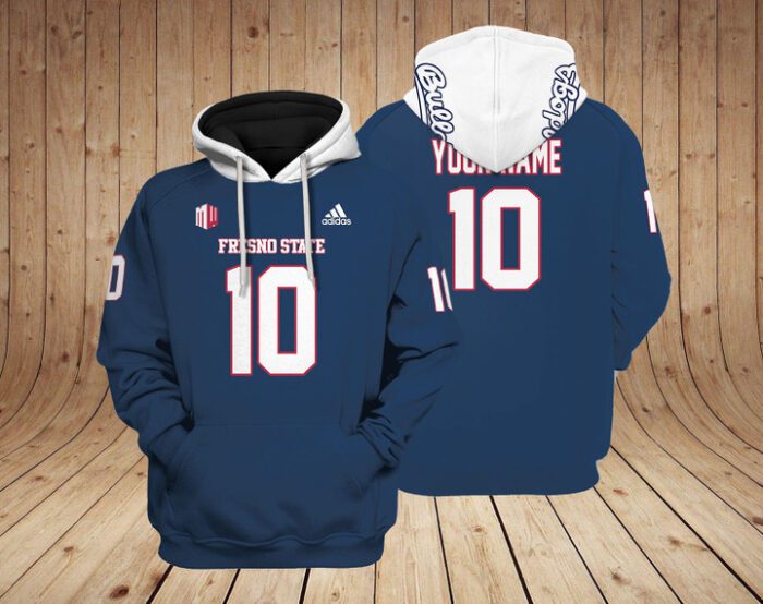 Fresno State Bulldogs Football Unisex Hoodie NCAA2201