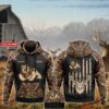 Fresno State Bulldogs NCAA x Hunting Unisex Hoodie Cap Joggers Set 2024/25 HCJ1038