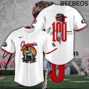 Georgia Bulldogs 100 Wins Signature Baseball Jersey