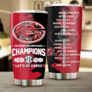 Georgia Bulldogs Football Tumbler Cup CGN5323