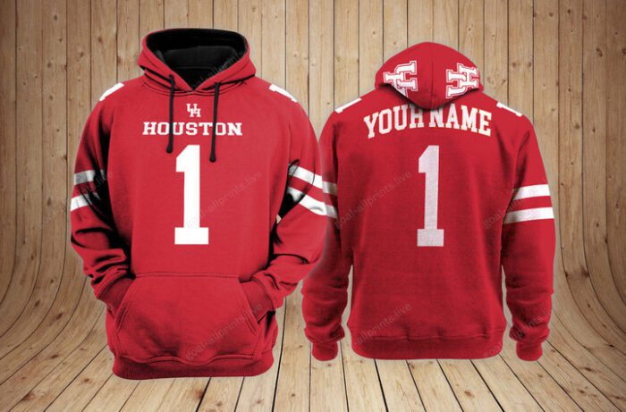 Houston Cougars Football Unisex Hoodie NCAA2215