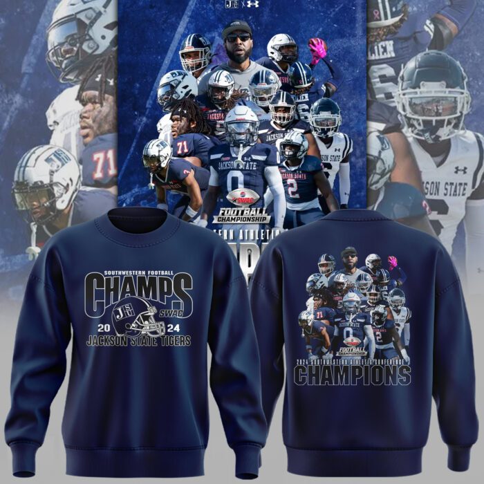 Jackson State Tigers Champions Sweatshirt BCT1038