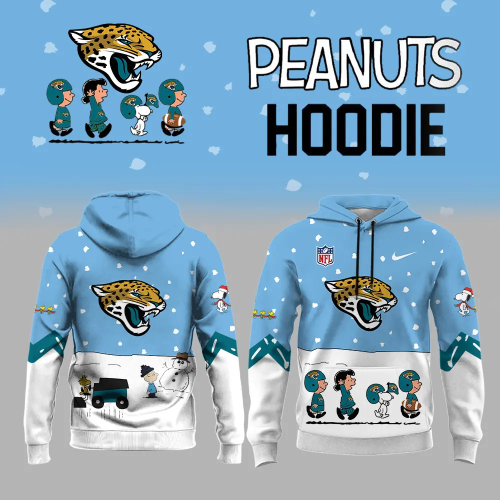 Jacksonville Jaguars NFL Peanuts Snoopy Night Nike Unisex Hoodie