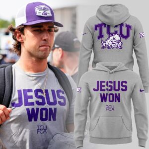 Jesus Won Gray Hoodie 2024 BHD6096