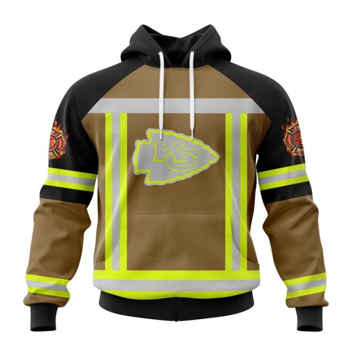 Kansas City Chiefs NFL Firefighter Uniform First Responders Appreciation Personalized WUH3047