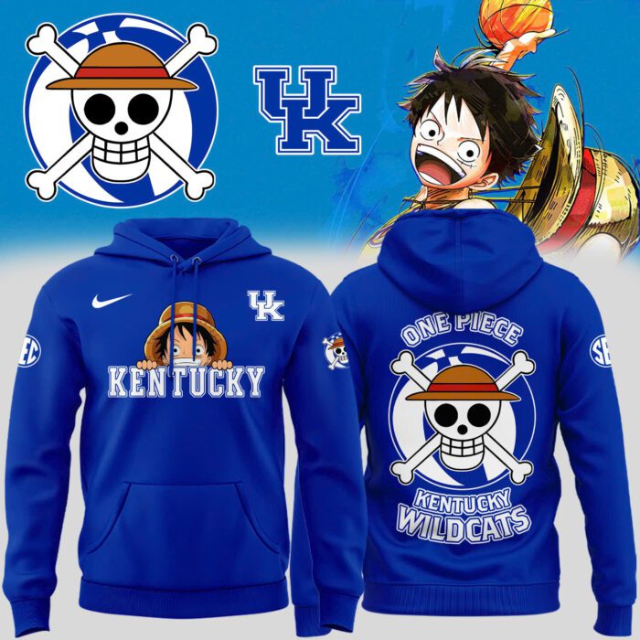 Kentucky Wildcats Men's Basketball One Piece Night Hoodie BHD6104