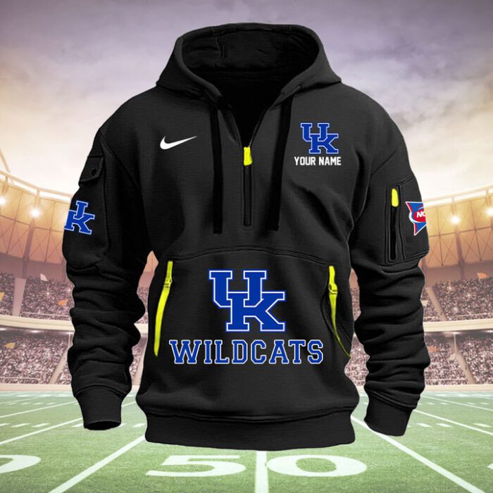 Kentucky Wildcats Quarter Zip Hoodie NCAA2012