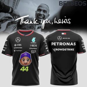 Lewis Hamilton Thank You Lewis Black Shirt