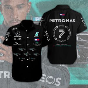 Lewis Hamilton x Mercedes-AMG Petronas F1 Short Sleeve Dress Shirt CGN5243