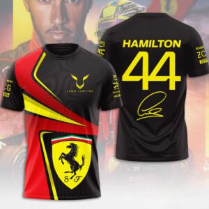 Lewis Hamilton x Scuderia Ferrari Performance Unisex T-Shirt CGN5008