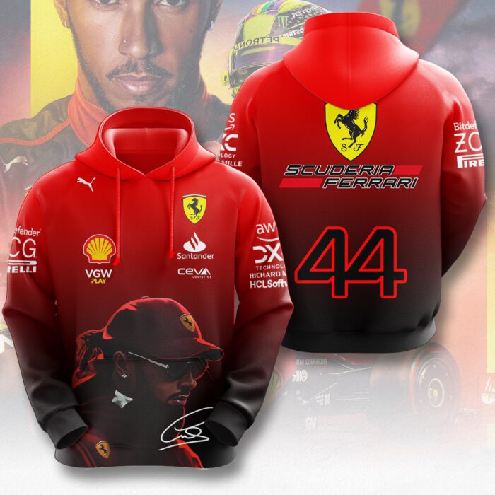 Lewis Hamilton x Scuderia Ferrari Performance Unisex Hoodie CGN5350