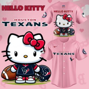 Limited Edition Houston Texans Hello Kitty Jersey 2024/25 HTC1022