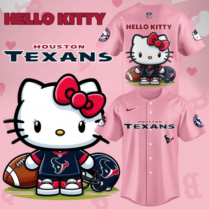 Limited Edition Houston Texans Hello Kitty Jersey 2024/25 HTC1022