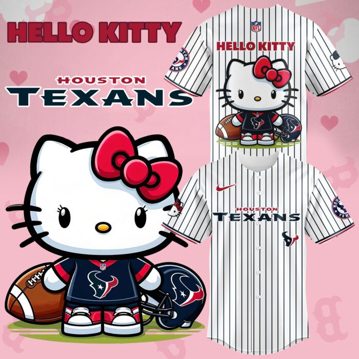 Limited Edition Houston Texans Hello Kitty Jersey 2024/25 HTC1025