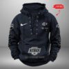 Los Angeles Kings NHL Swoosh Hooded Lace Up Retro Vintage Hoodie Custom Name