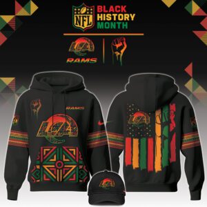 Los Angeles Rams NFL Black History Month Unisex Hoodie Set GHS2019