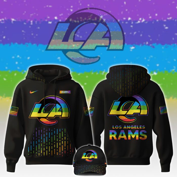 Los Angeles Rams NFL x Happy Pride Month Unisex Hoodie Set GHS2049