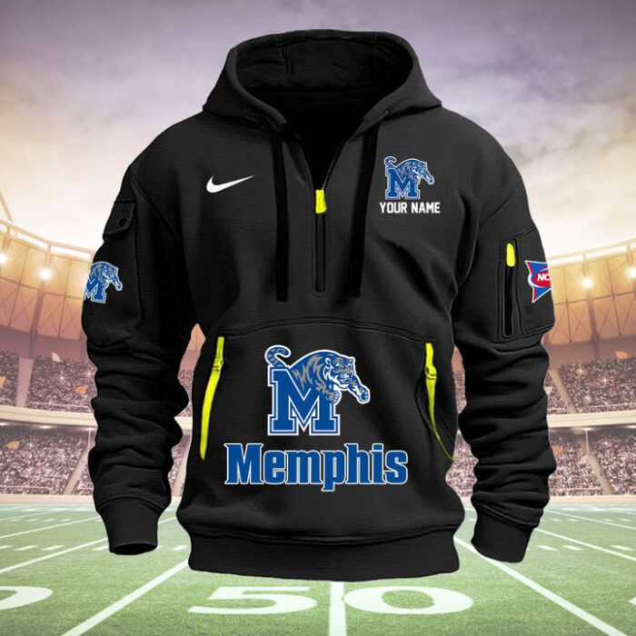 Memphis Tigers Quarter Zip Hoodie NCAA2073