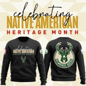 Milwaukee Bucks Celebrating Native America Heritage Month Sweatshirt BCT1020