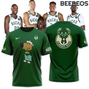 Milwaukee Bucks Just Some Chill Guys Green Tee