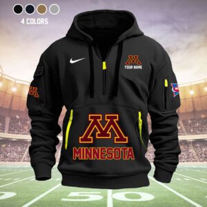 Minnesota Golden Gophers Quarter Zip Hoodie NCAA2031