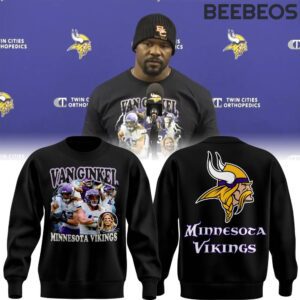 Minnesota Vikings Van Ginkel Black Sweatshirt