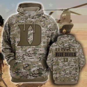 NCAA Duke Blue Devils Camouflage Unisex Hoodie NCAA2313