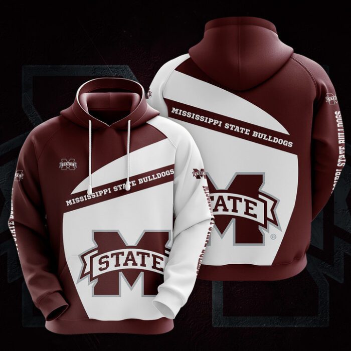 NCAA Mississippi State Bulldogs 3D Unisex Hoodie NCAA2328