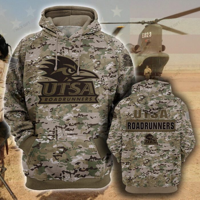 NCAA Utsa Roadrunners Camouflage Unisex Hoodie NCAA2281