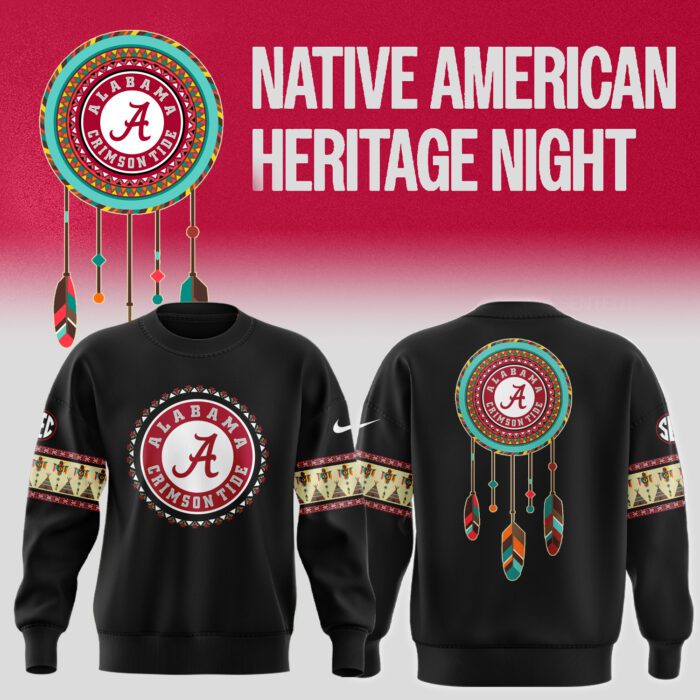 Native American Heritage Night Alabama Crimson Tide Football Sweatshirt BCT1056