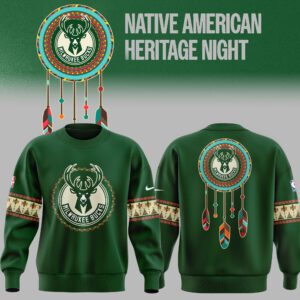 Native American Heritage Night Milwaukee Bucks Sweatshirt BCT1017