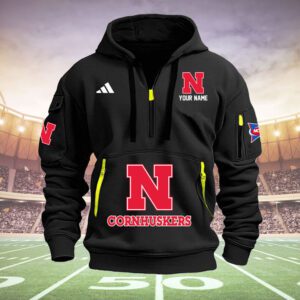 Nebraska Cornhuskers Quarter Zip Hoodie NCAA2049