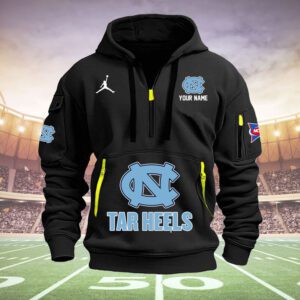 North Carolina Tar Heels Quarter Zip Hoodie NCAA2015